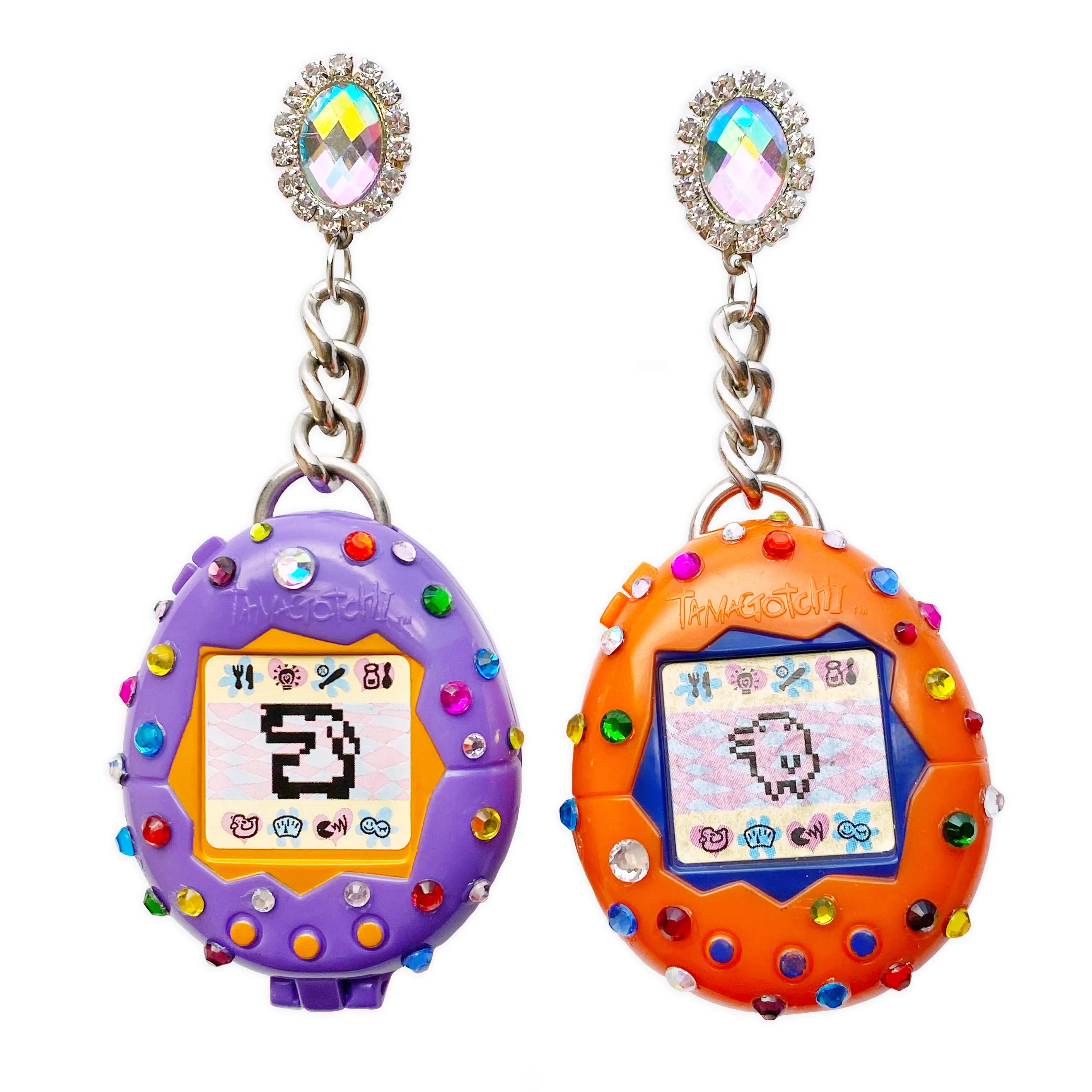 1997 Vintage Tamagotchi Charm Earrings