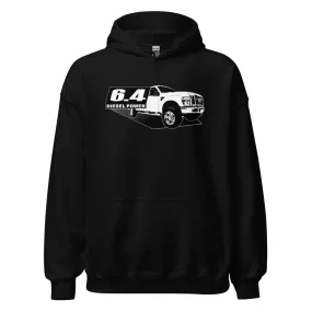 6.4 Powerstroke Hoodie Power Stroke Sweatshirt With Truck