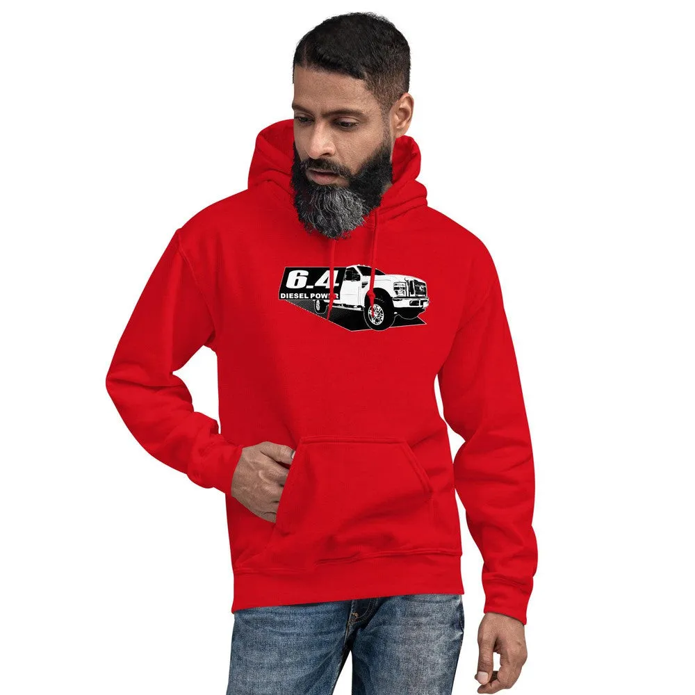 6.4 Powerstroke Hoodie Power Stroke Sweatshirt With Truck