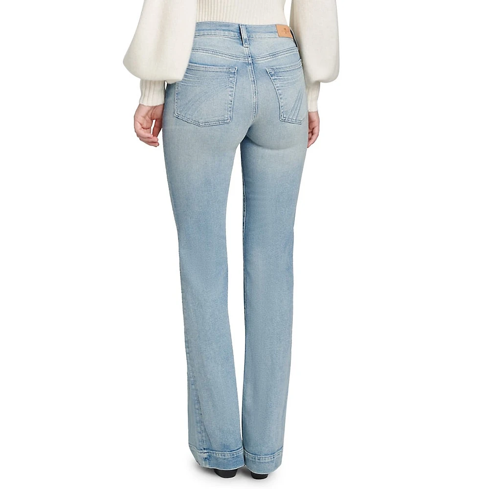 7 For All Mankind ​Dojo Low-Rise Flared Jeans