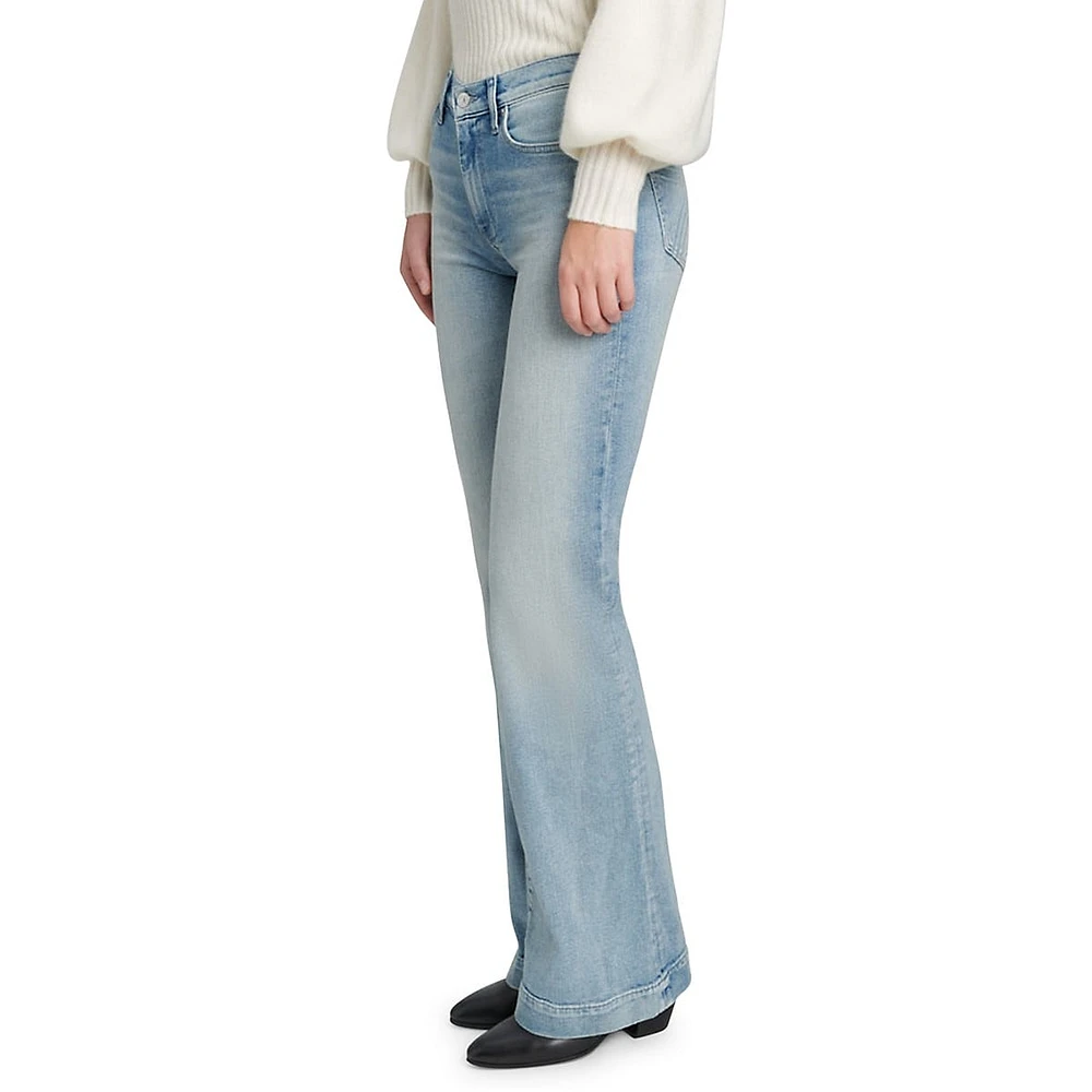 7 For All Mankind ​Dojo Low-Rise Flared Jeans