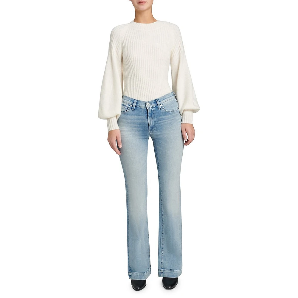 7 For All Mankind ​Dojo Low-Rise Flared Jeans