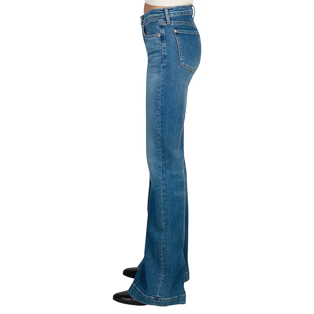 7 For All Mankind ​Dojo Low-Rise Flared Jeans