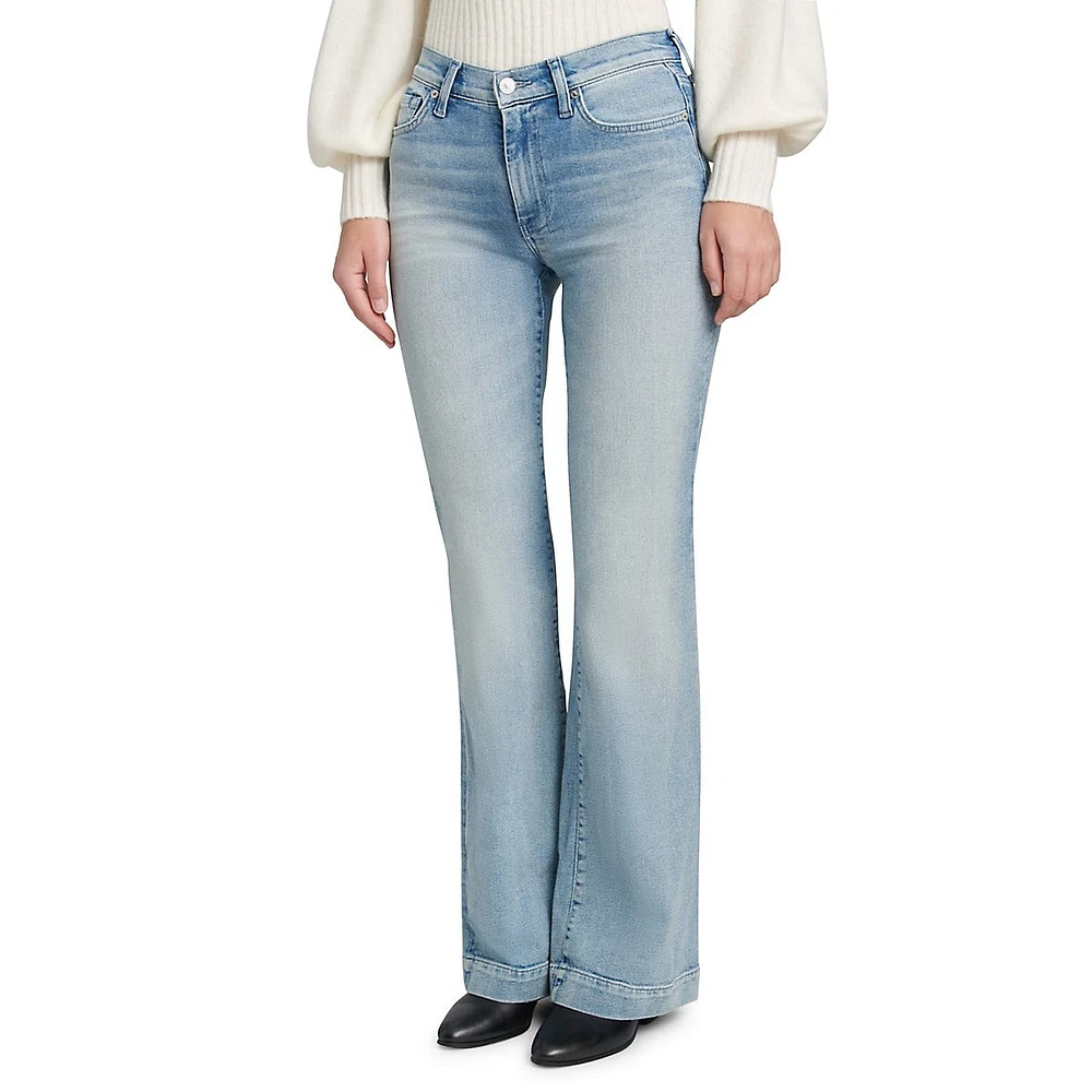 7 For All Mankind ​Dojo Low-Rise Flared Jeans