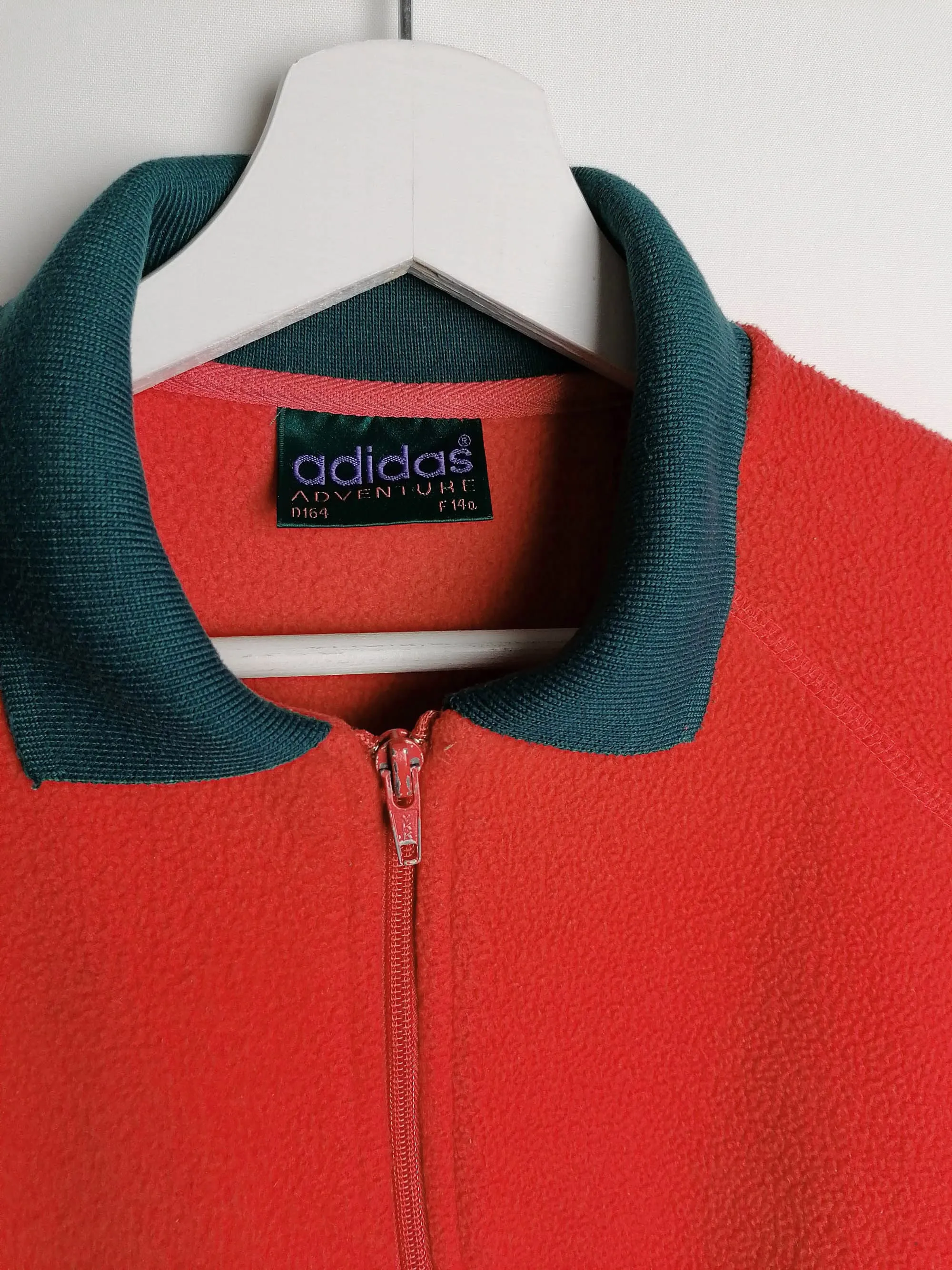 90's ADIDAS ADVENTURE Youth Size Fleece - size S-M / 14 yrs / 164 cm