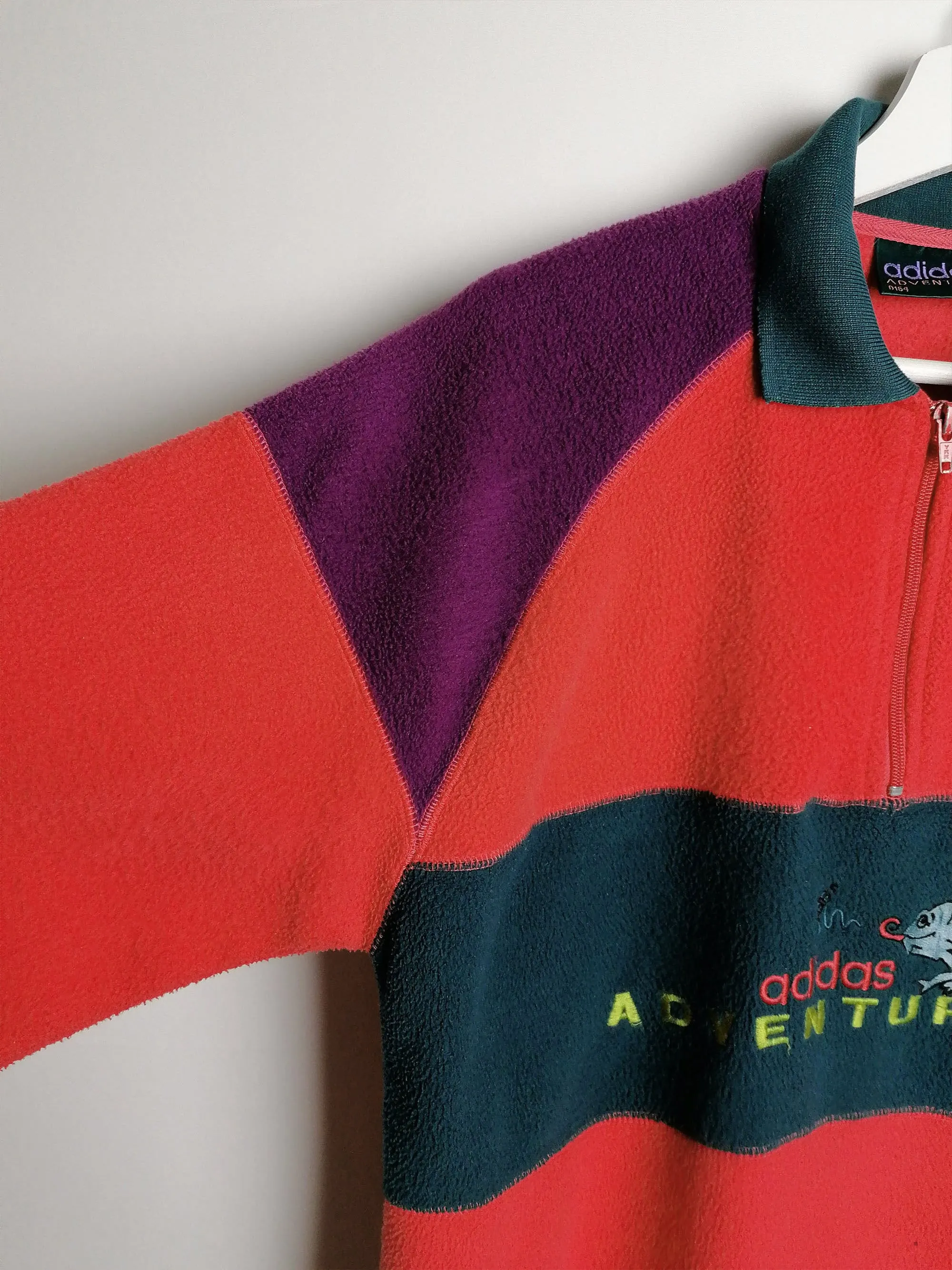 90's ADIDAS ADVENTURE Youth Size Fleece - size S-M / 14 yrs / 164 cm