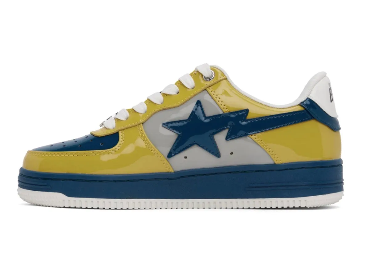 A BATHING APE BAPE STA NOSTALGIC BLUE YELLOW