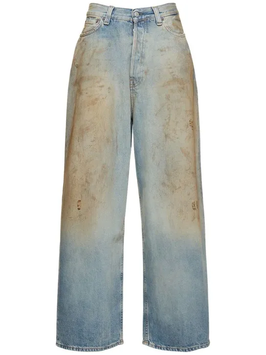 Acne Studios   Penicillin low rise denim wide jeans 