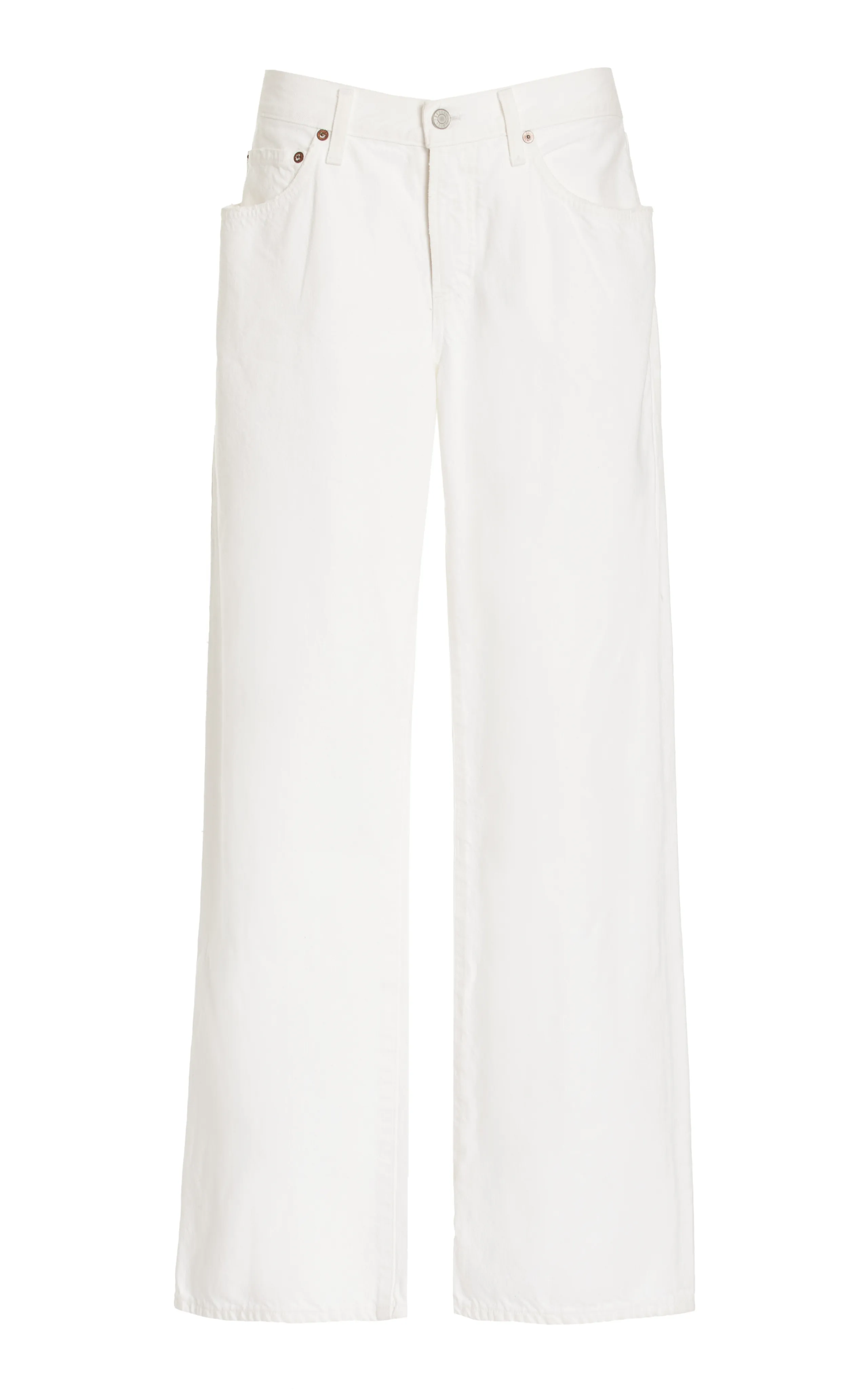 Agolde Fusion Rigid Low-Rise Wide-Leg Jeans