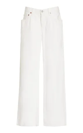 Agolde Fusion Rigid Low-Rise Wide-Leg Jeans