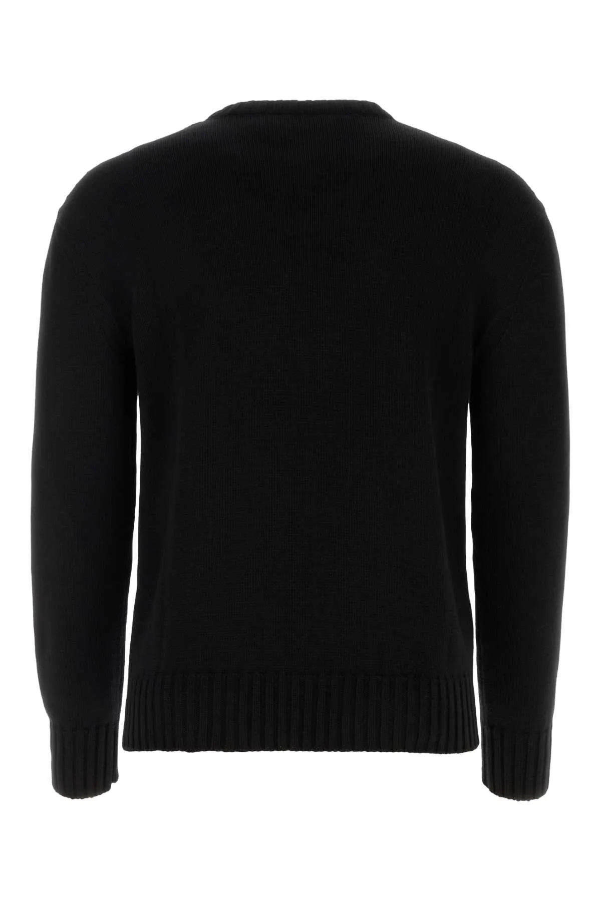 Alexander Mcqueen Black Cotton Sweater