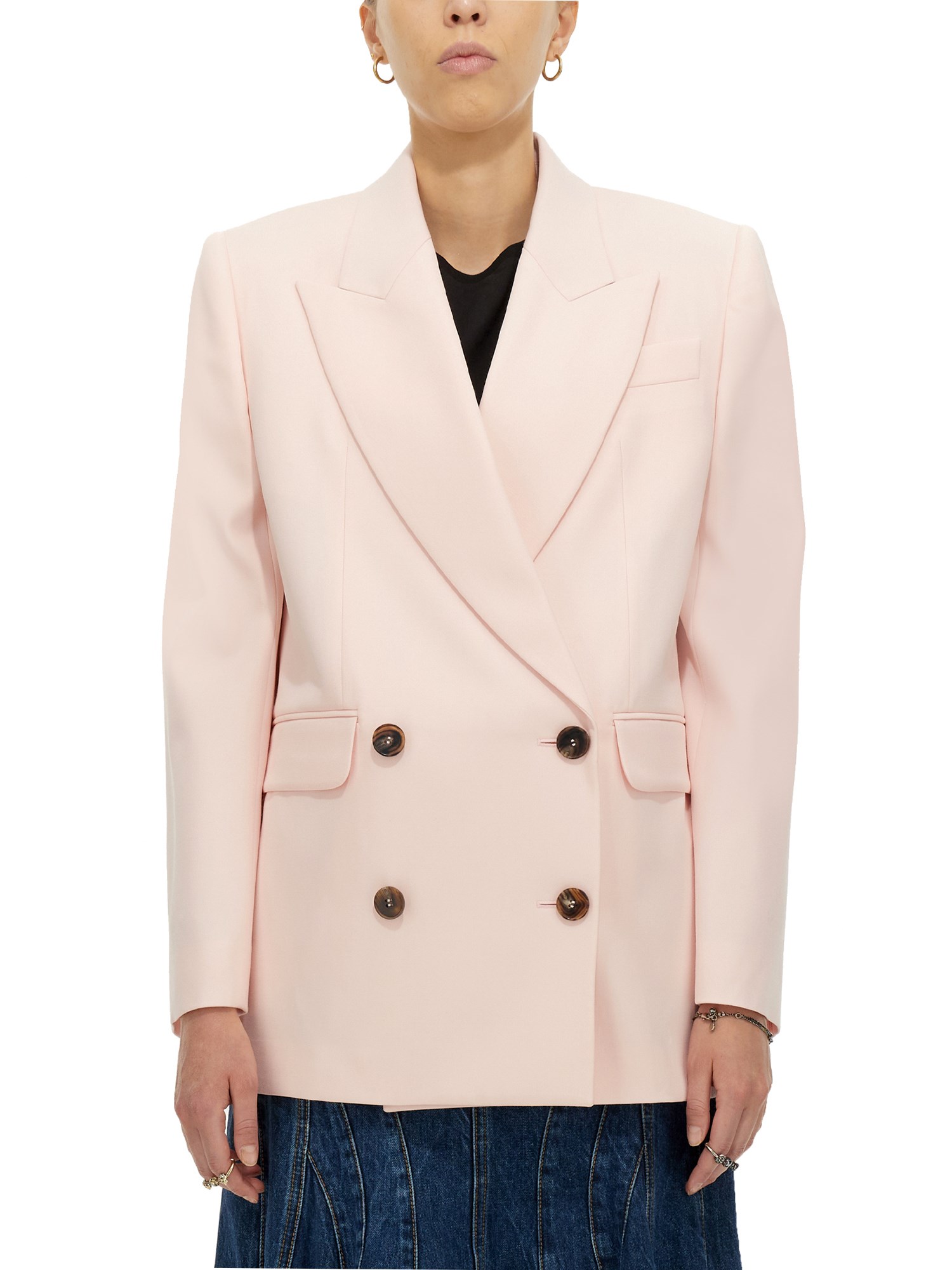 ALEXANDER McQUEEN    DOUBLE-BREASTED WOOL JACKET