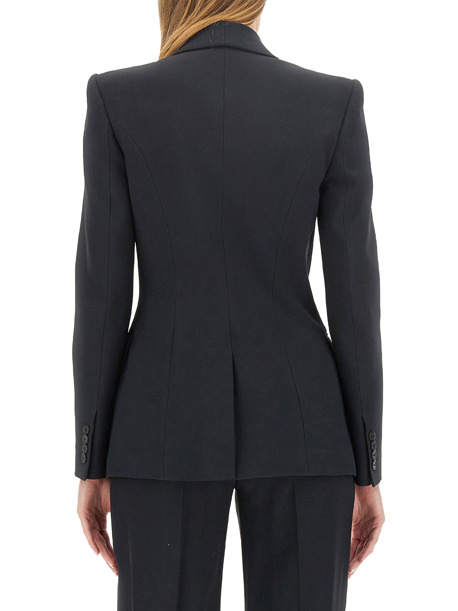 ALEXANDER McQUEEN    JACKET WITH REVERSED LAPELS