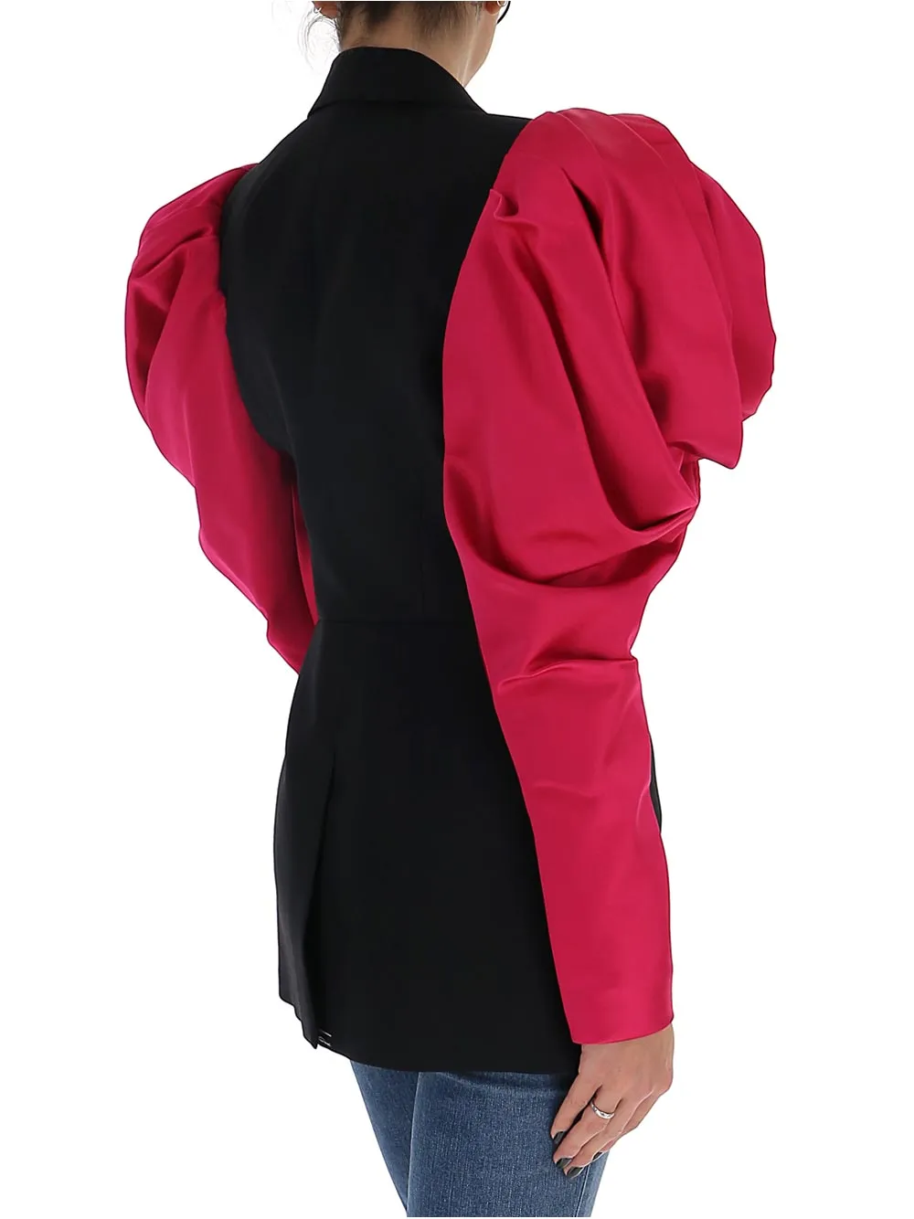 Alexander McQueen Rose Shaped Shoulder Jacket