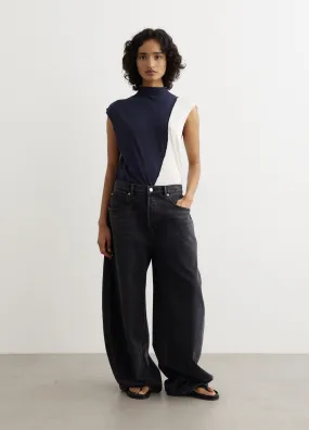 Alexander Wang -  Oversized Rounded Low Rise Jeans - Jean