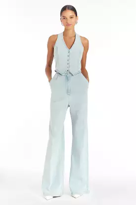 Amanda Uprichard - Ethan Denim Jumpsuit - Iceberg