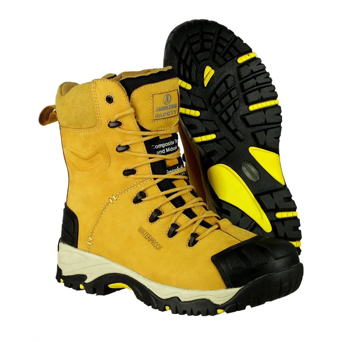 Amblers Safety FS998 Waterproof Lace up Safety Boot Honey