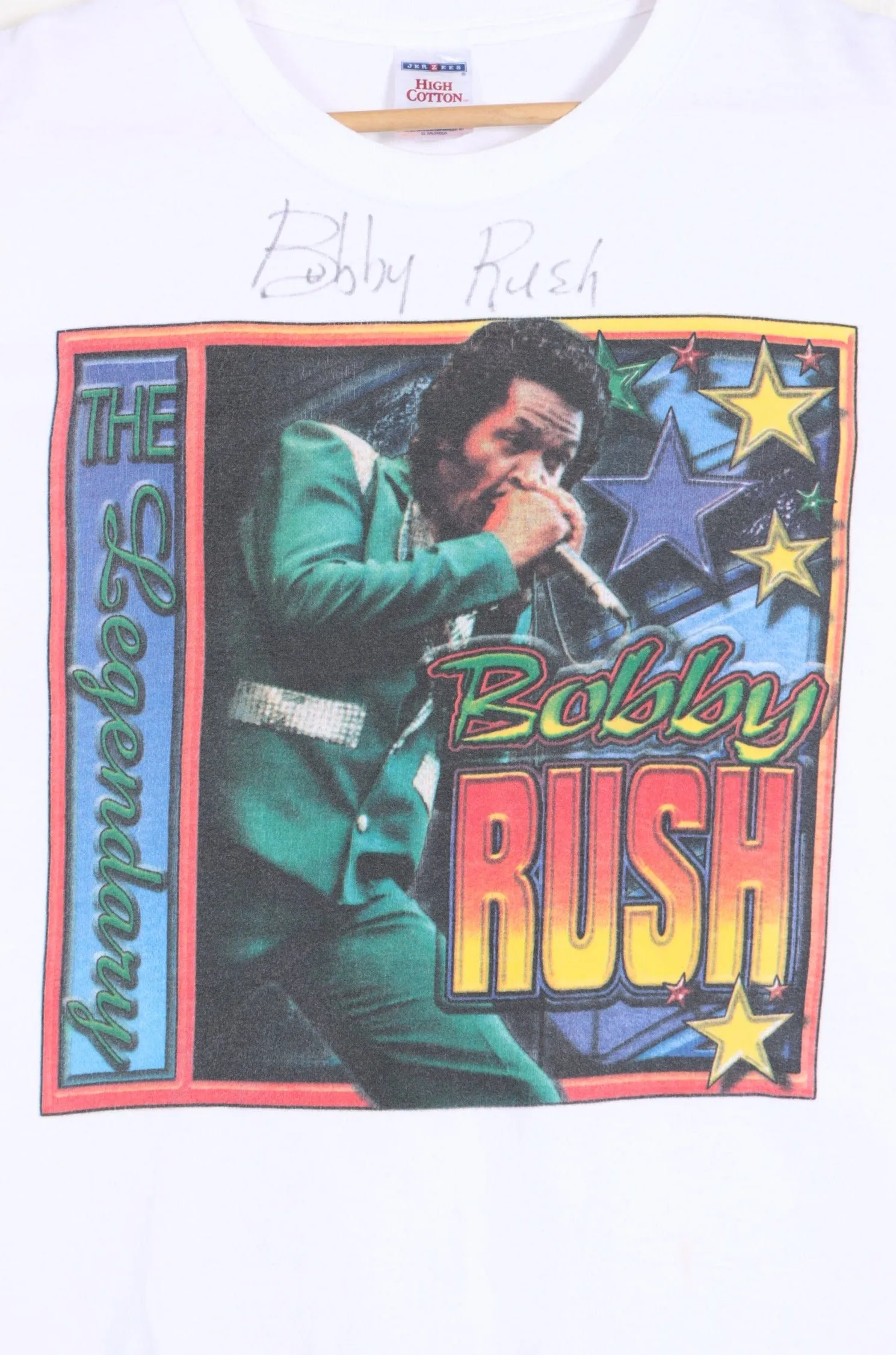 Autographed The Legendary Bobby Rush T-Shirt (L)