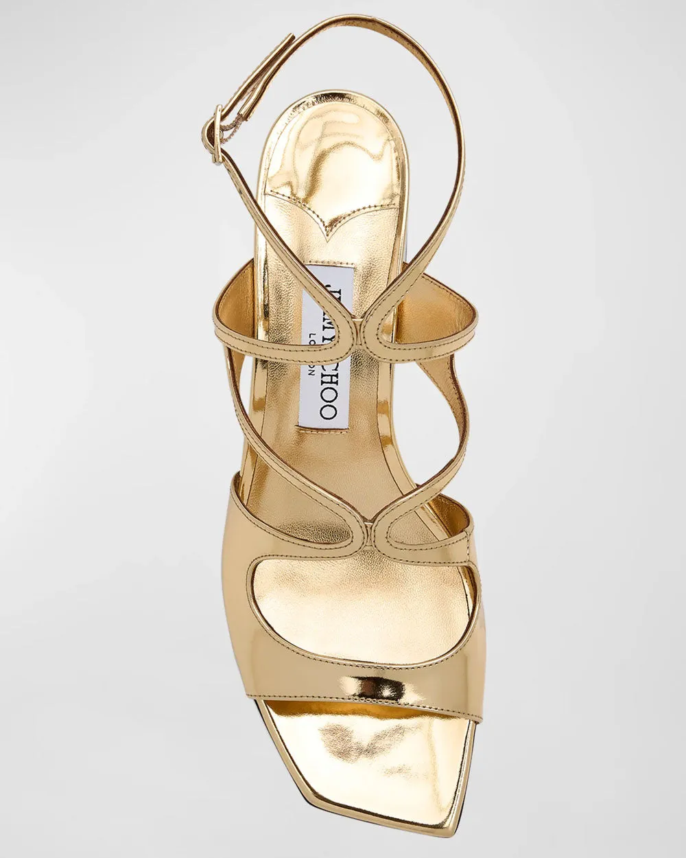 Azilia Strappy Metallic Sandal in Gold