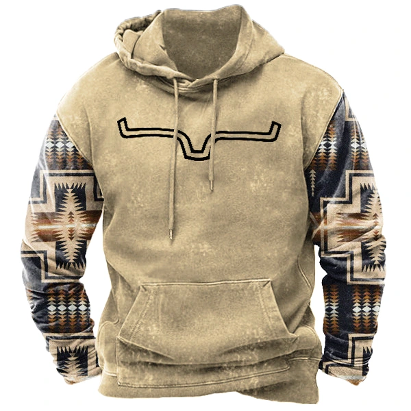 Aztec Cowboy Men's Hoodie