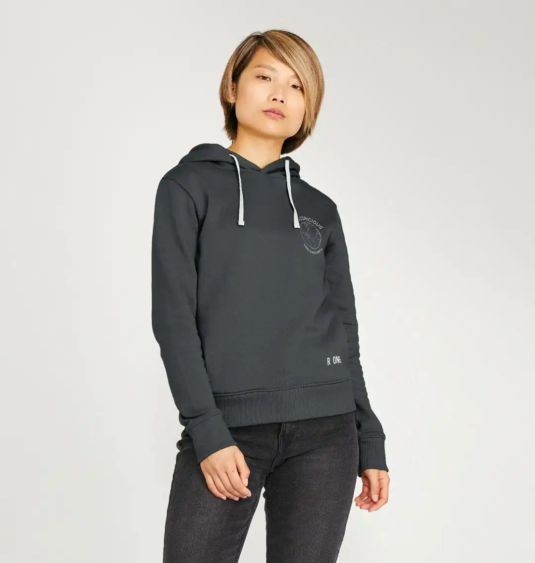 B-Conscious Organic Cotton Hoodie | Black