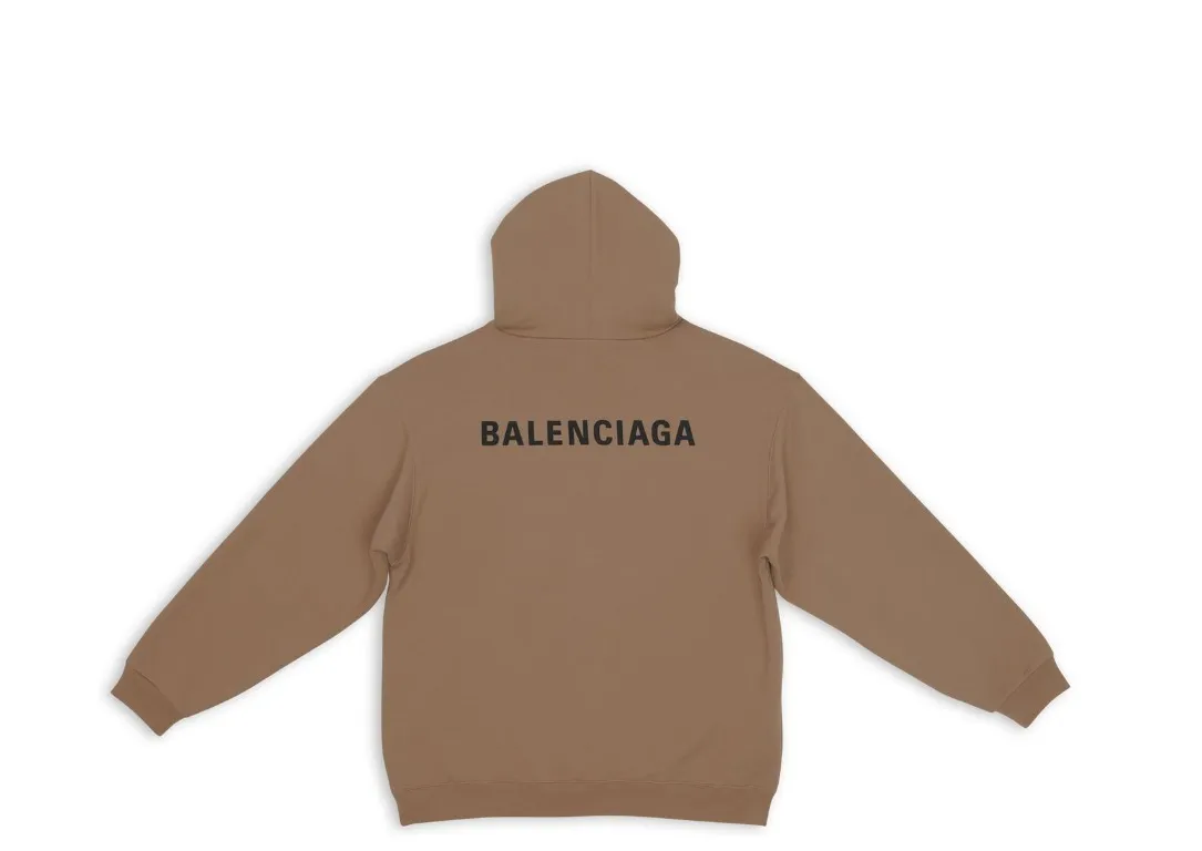 BALENCIAGA  |Men's logo hoodie medium fit  in green