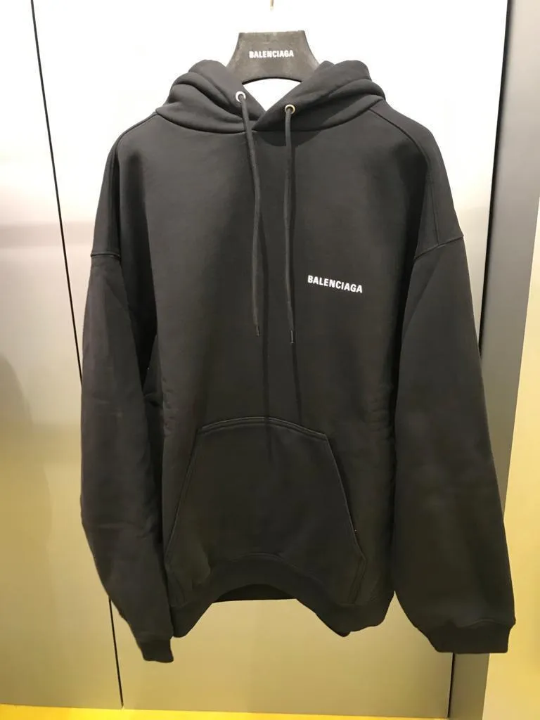 BALENCIAGA  |Men's logo hoodie medium fit  in green