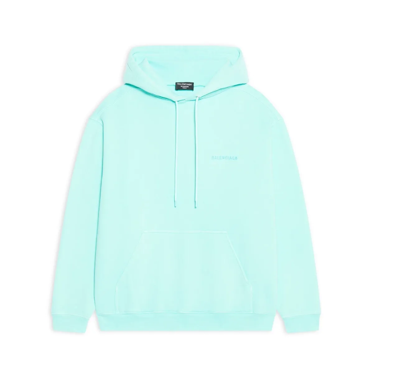 BALENCIAGA  |Men's logo hoodie medium fit  in green