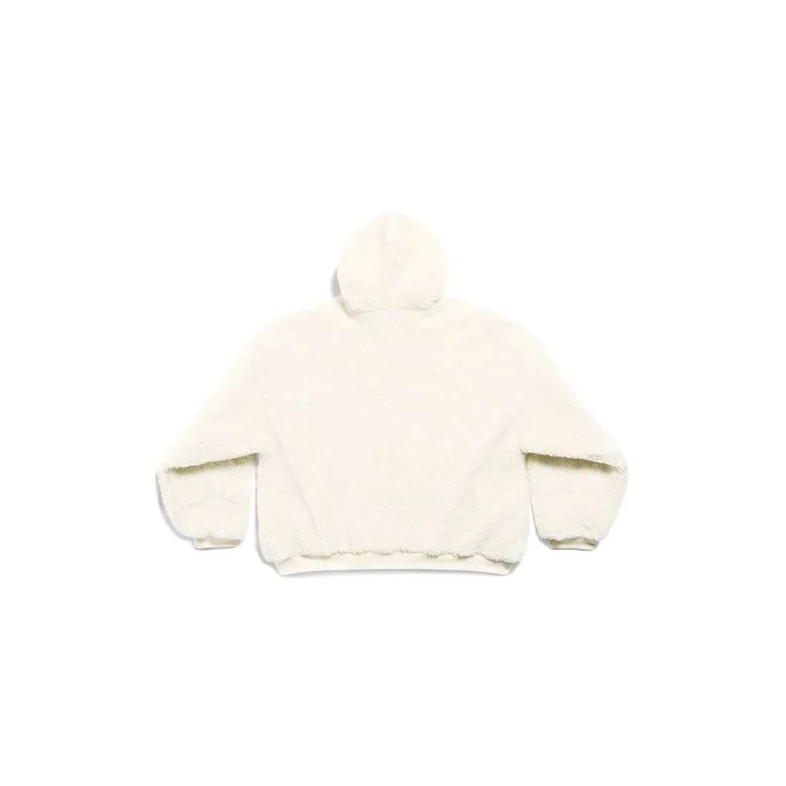 BALENCIAGA  |Outerwear Zip-up Hoodie in Light Beige