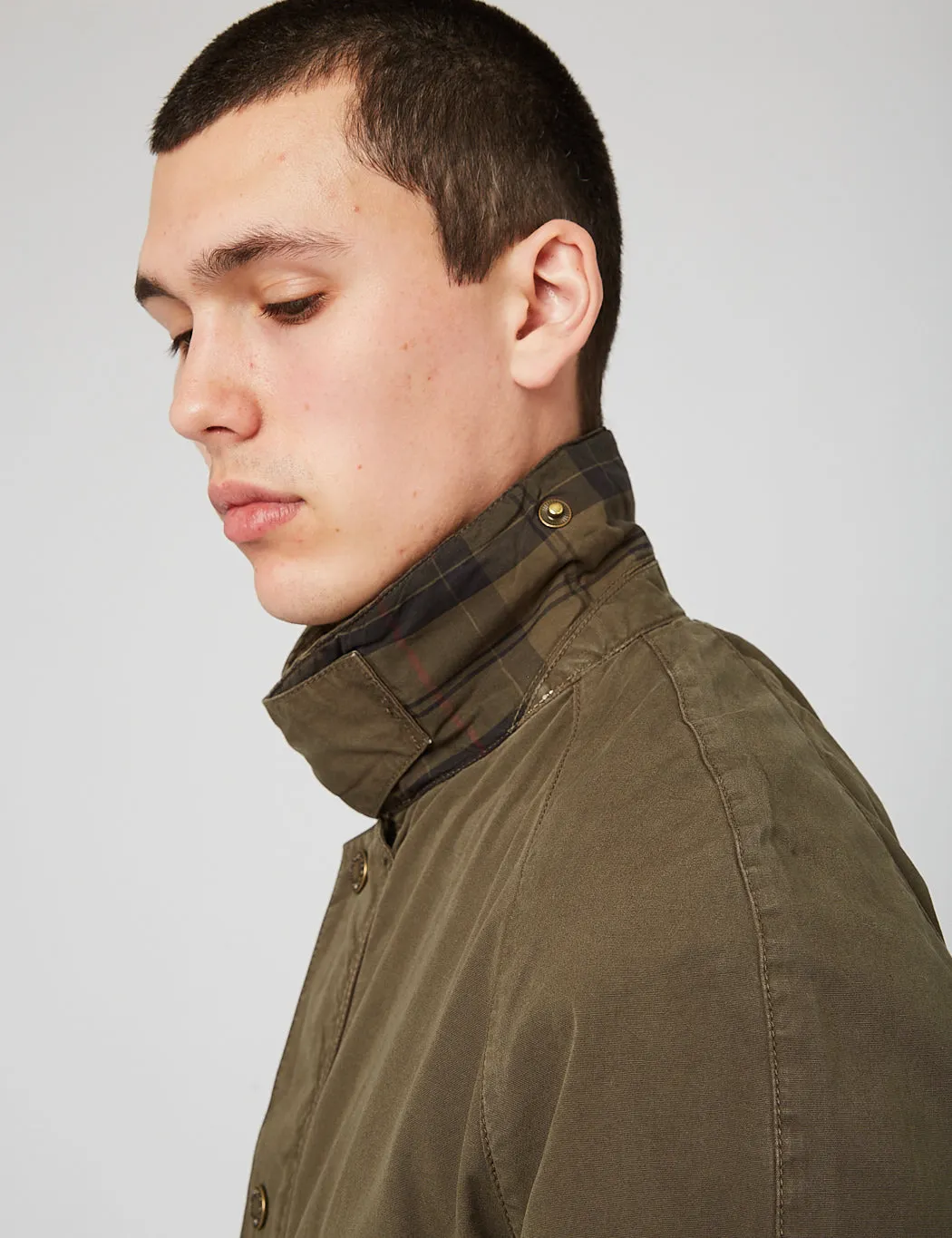 Barbour Ashby Casual Jacket - Olive Green