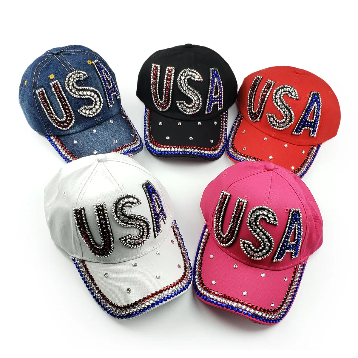 Betsy USA Hat in Red