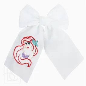 Beyond Creations- Princess Embroidered Bow- Mermaid Princess