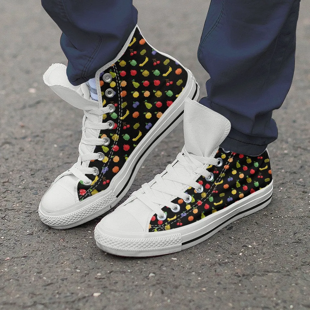 Bitmap Fruit Womens High Tops