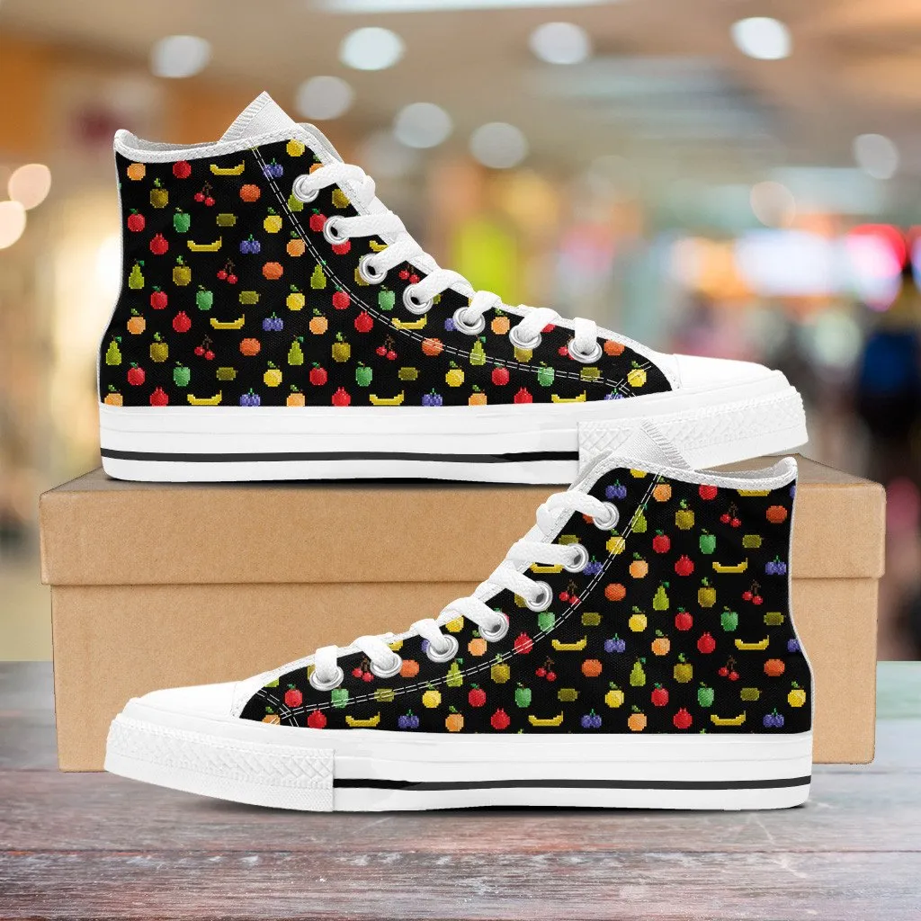 Bitmap Fruit Womens High Tops