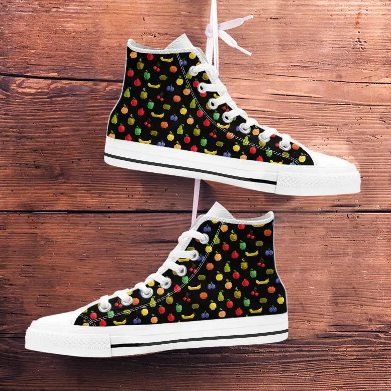 Bitmap Fruit Womens High Tops