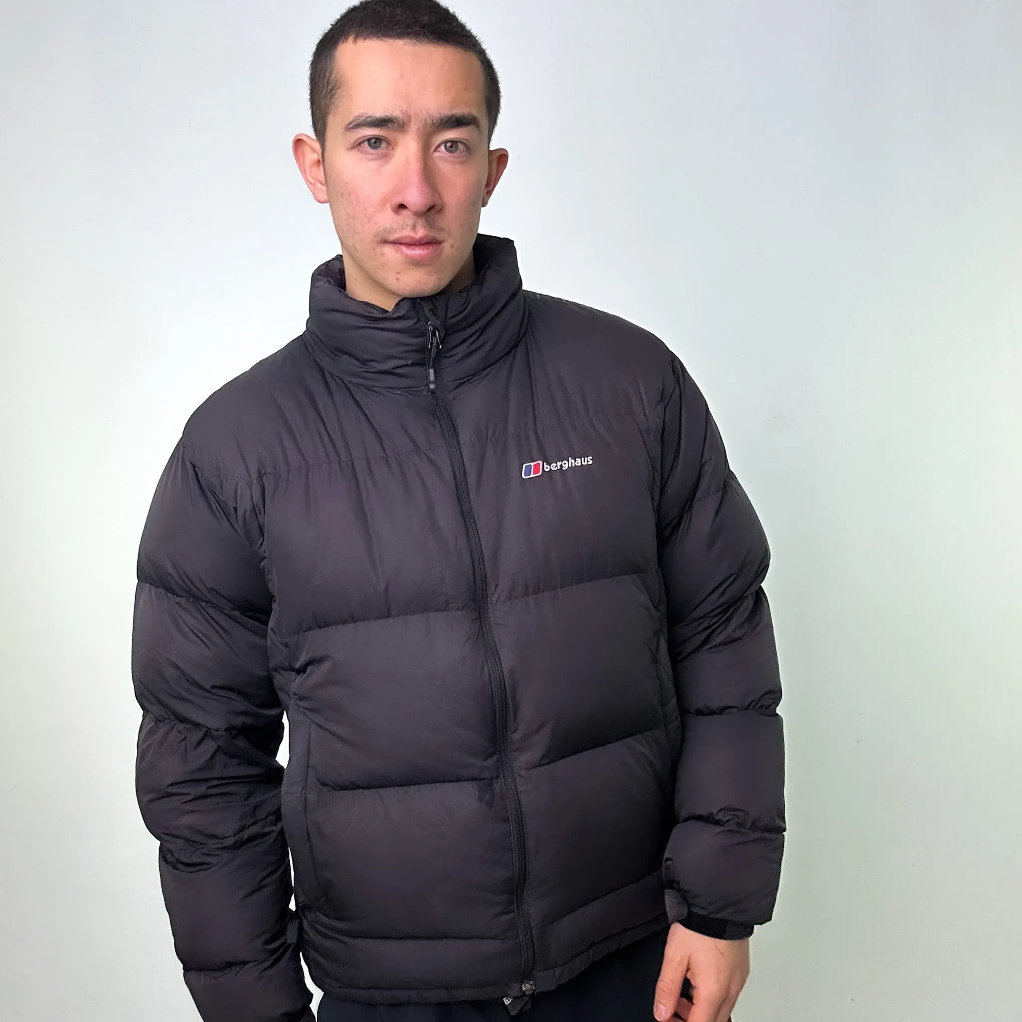 Black 90s Berghaus Puffer Jacket Coat (XL)