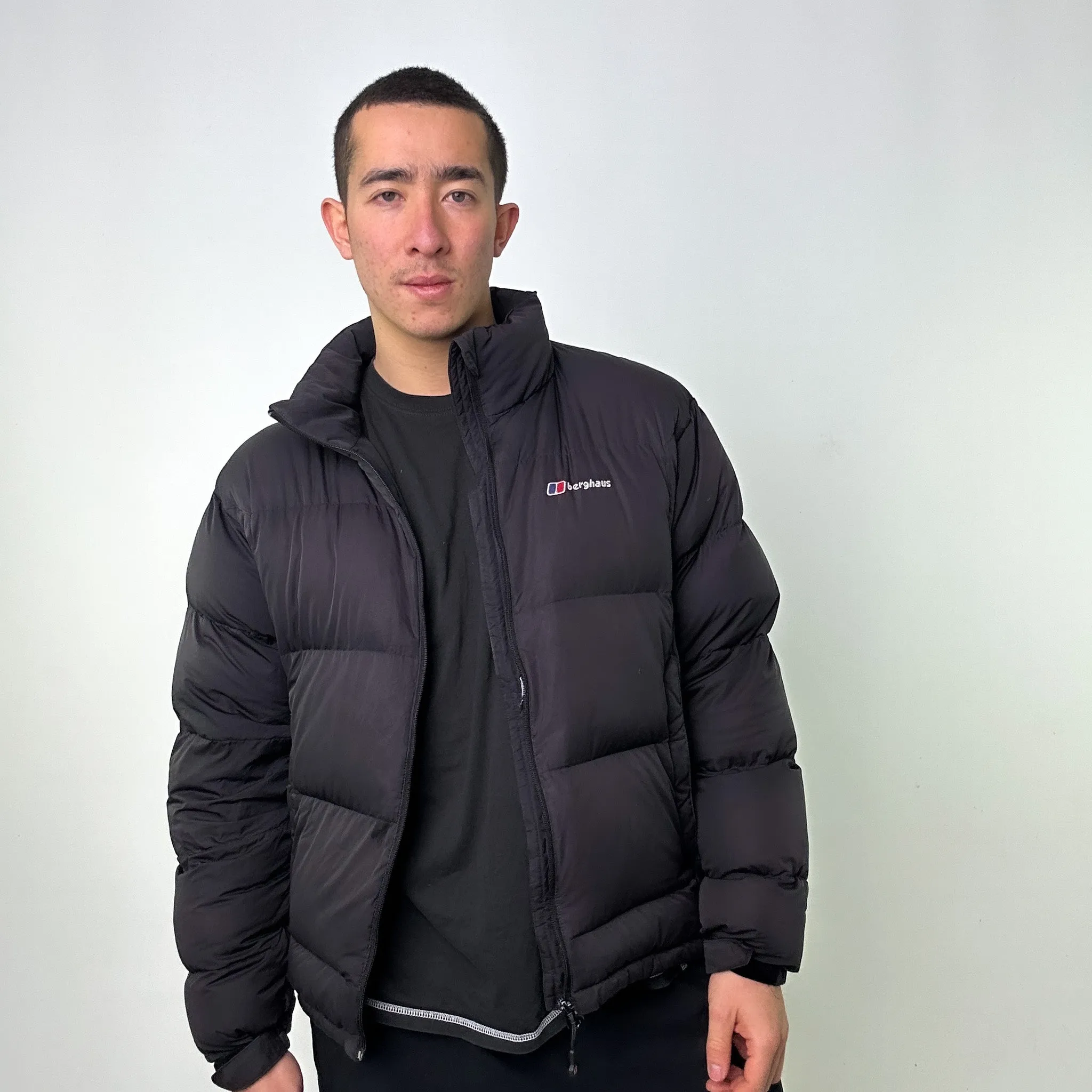 Black 90s Berghaus Puffer Jacket Coat (XL)