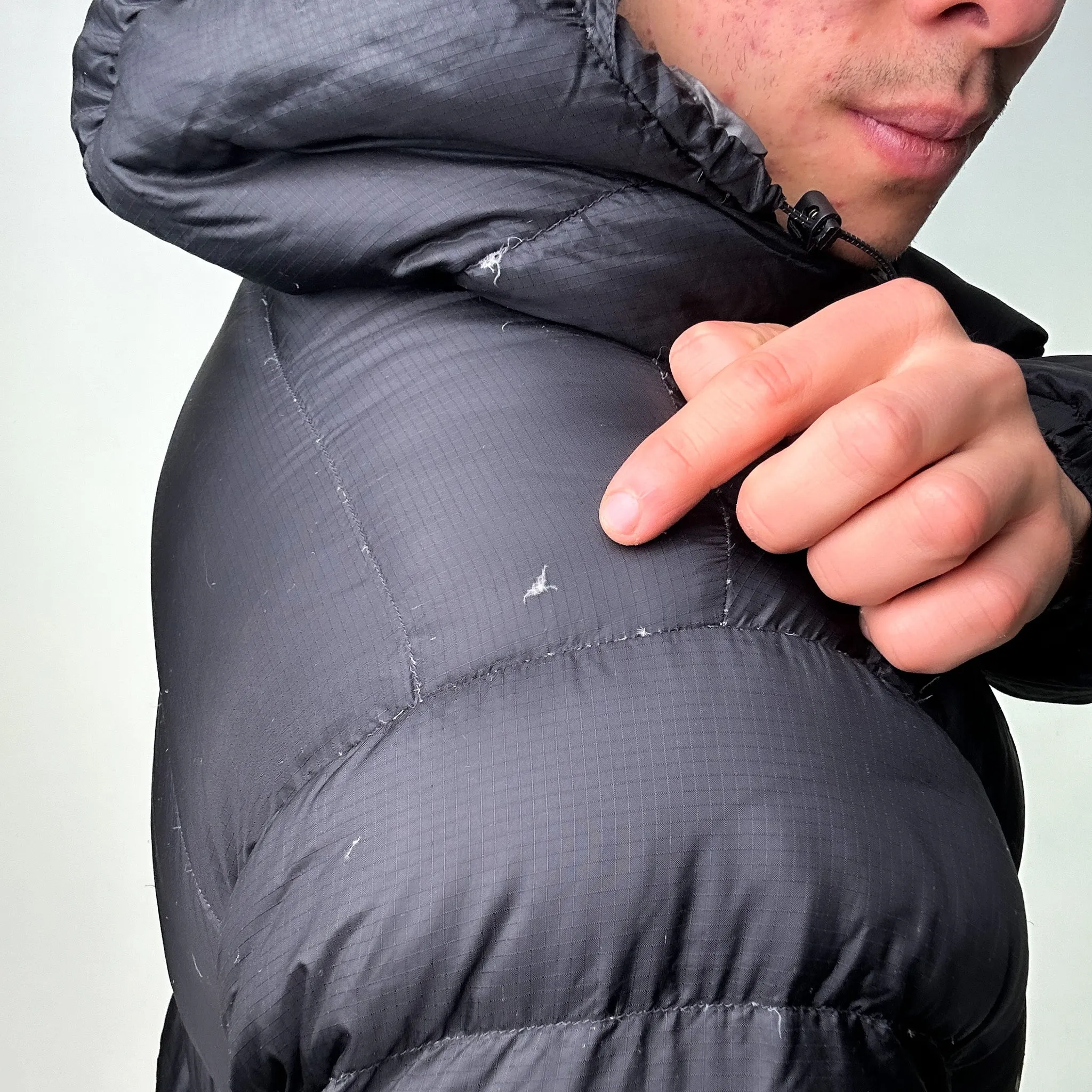 Black 90s Rab Neutrino Pertex Endurance Puffer Jacket Coat (L)