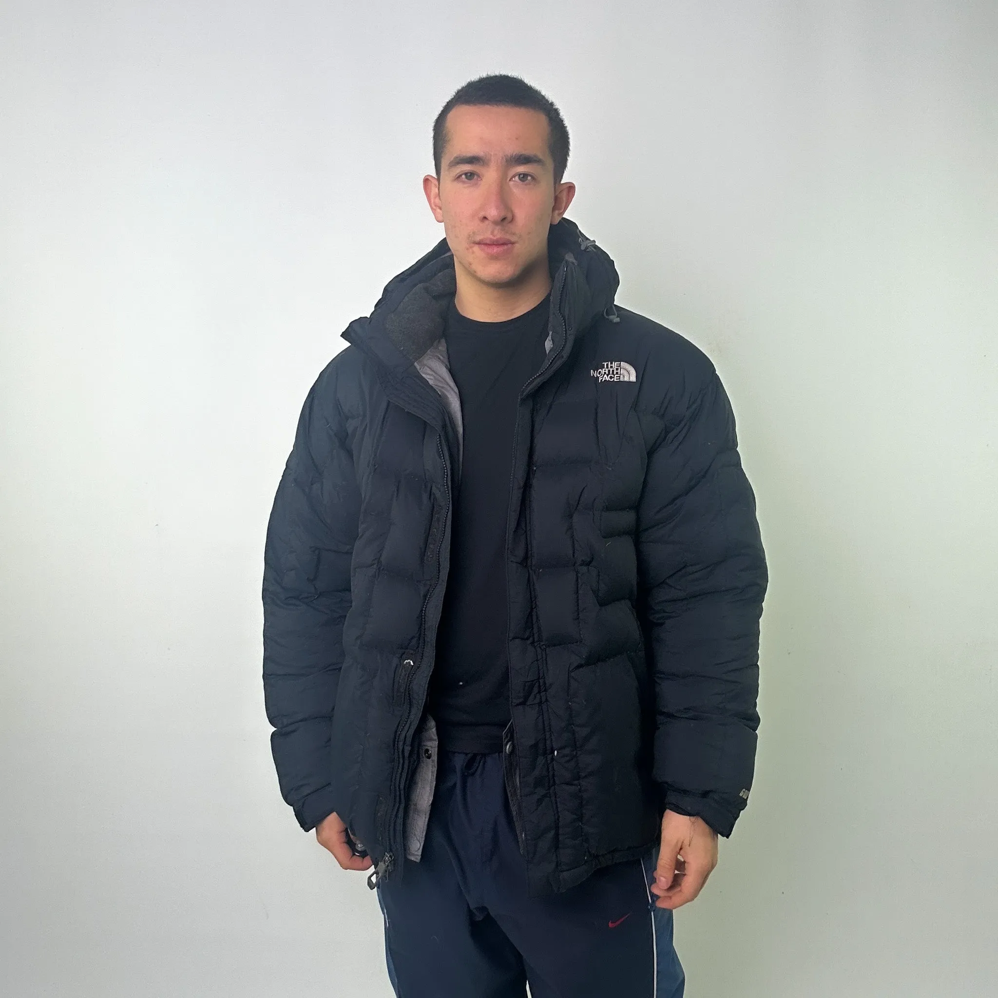 Black 90s The North Face 600 Series Puffer Jacket Coat (XL)