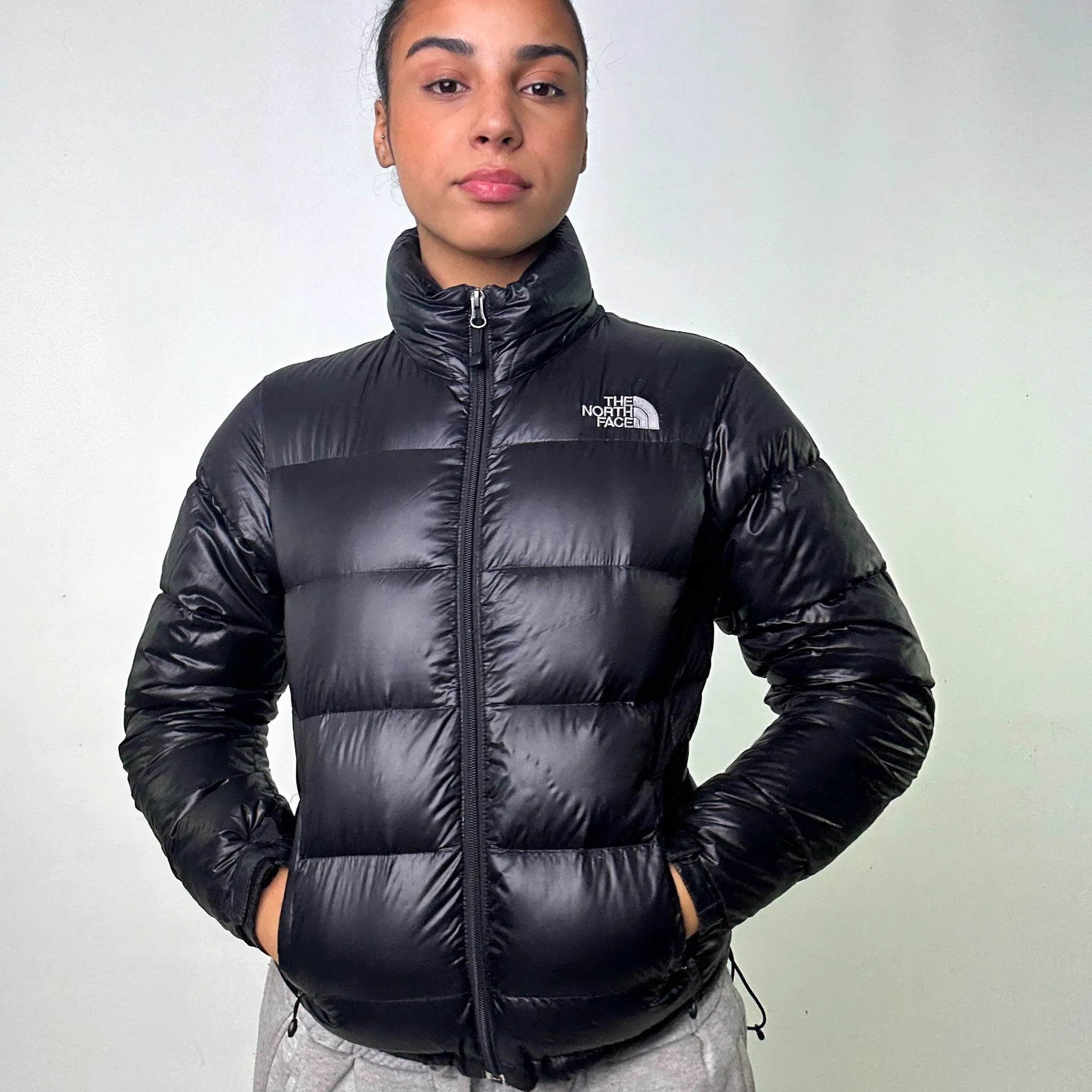 BLACK 90S THE NORTH FACE 700 SERIES PUFFER JACKET COAT (