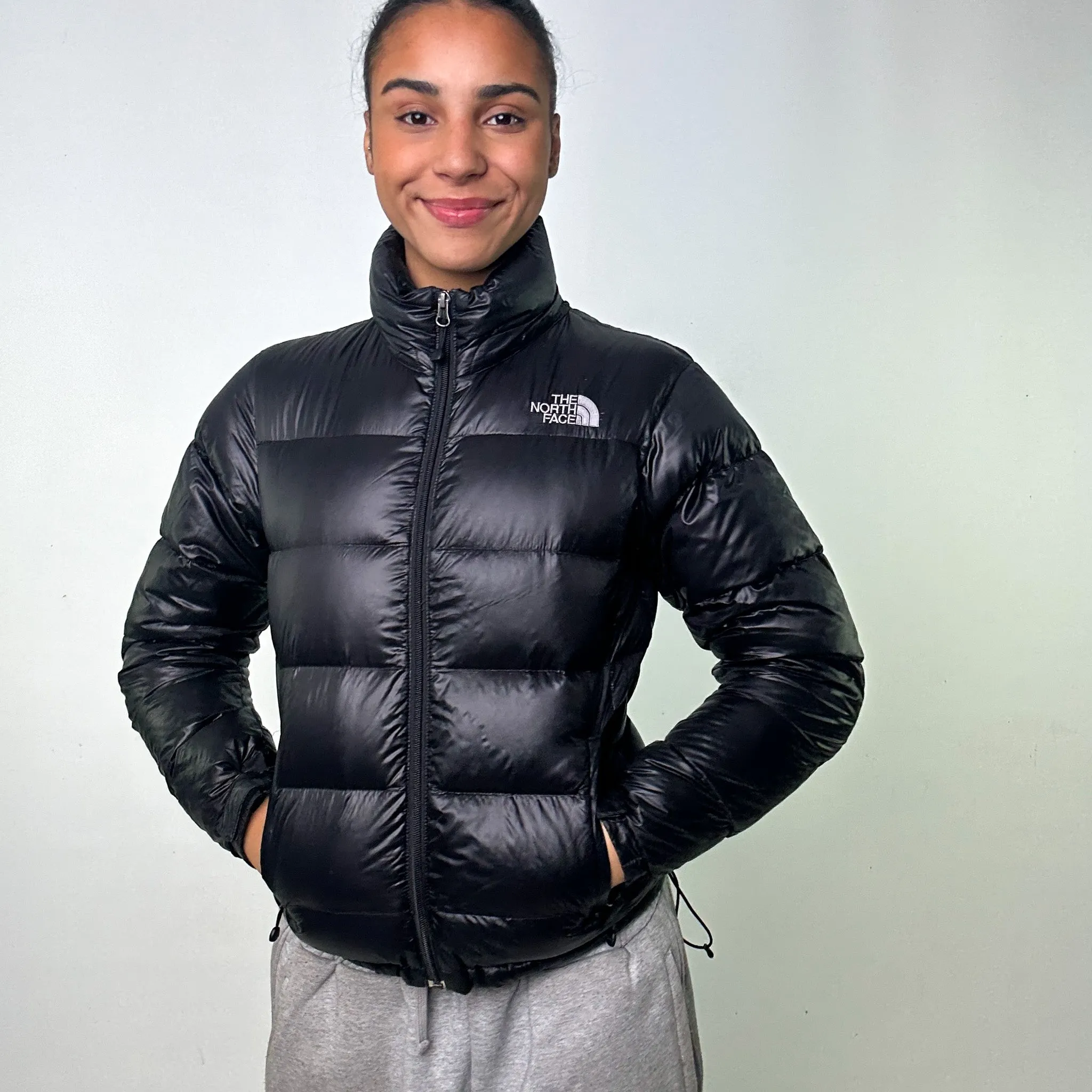 BLACK 90S THE NORTH FACE 700 SERIES PUFFER JACKET COAT (