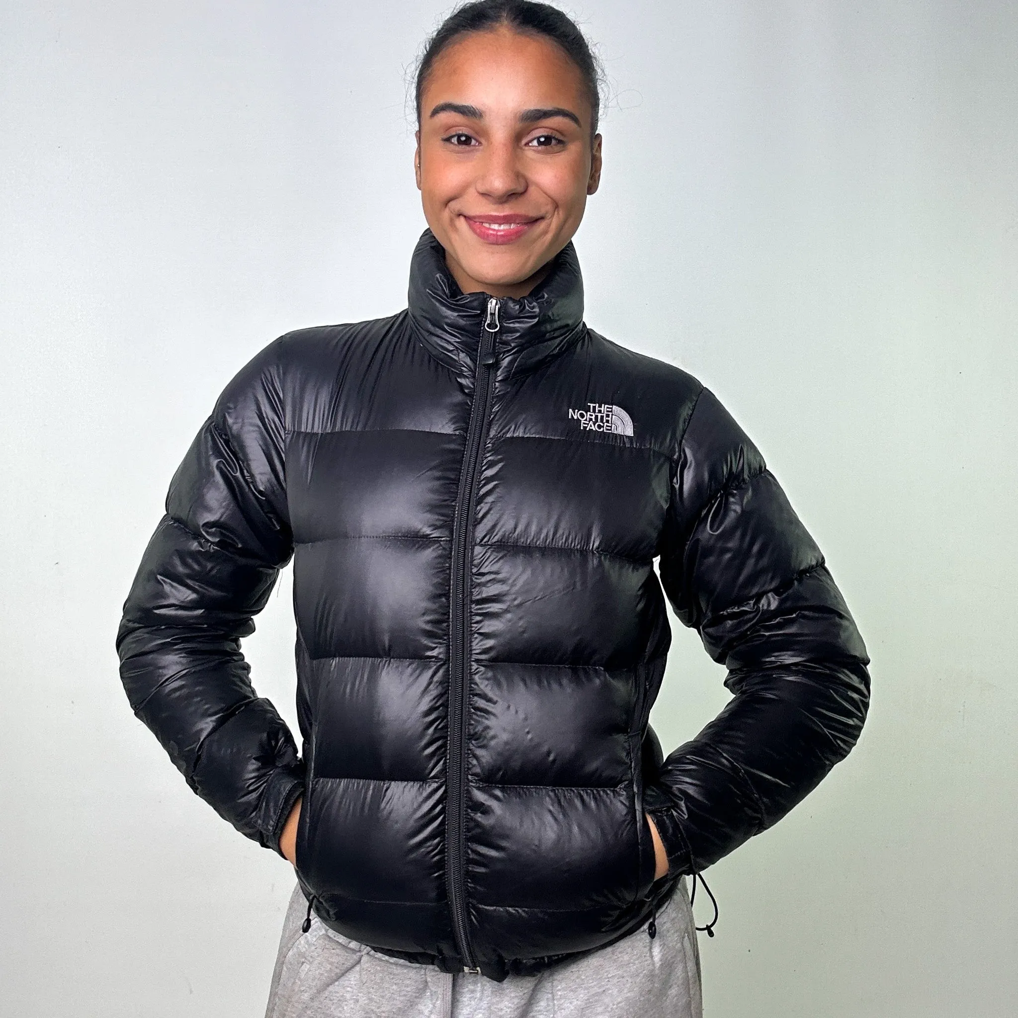 BLACK 90S THE NORTH FACE 700 SERIES PUFFER JACKET COAT (