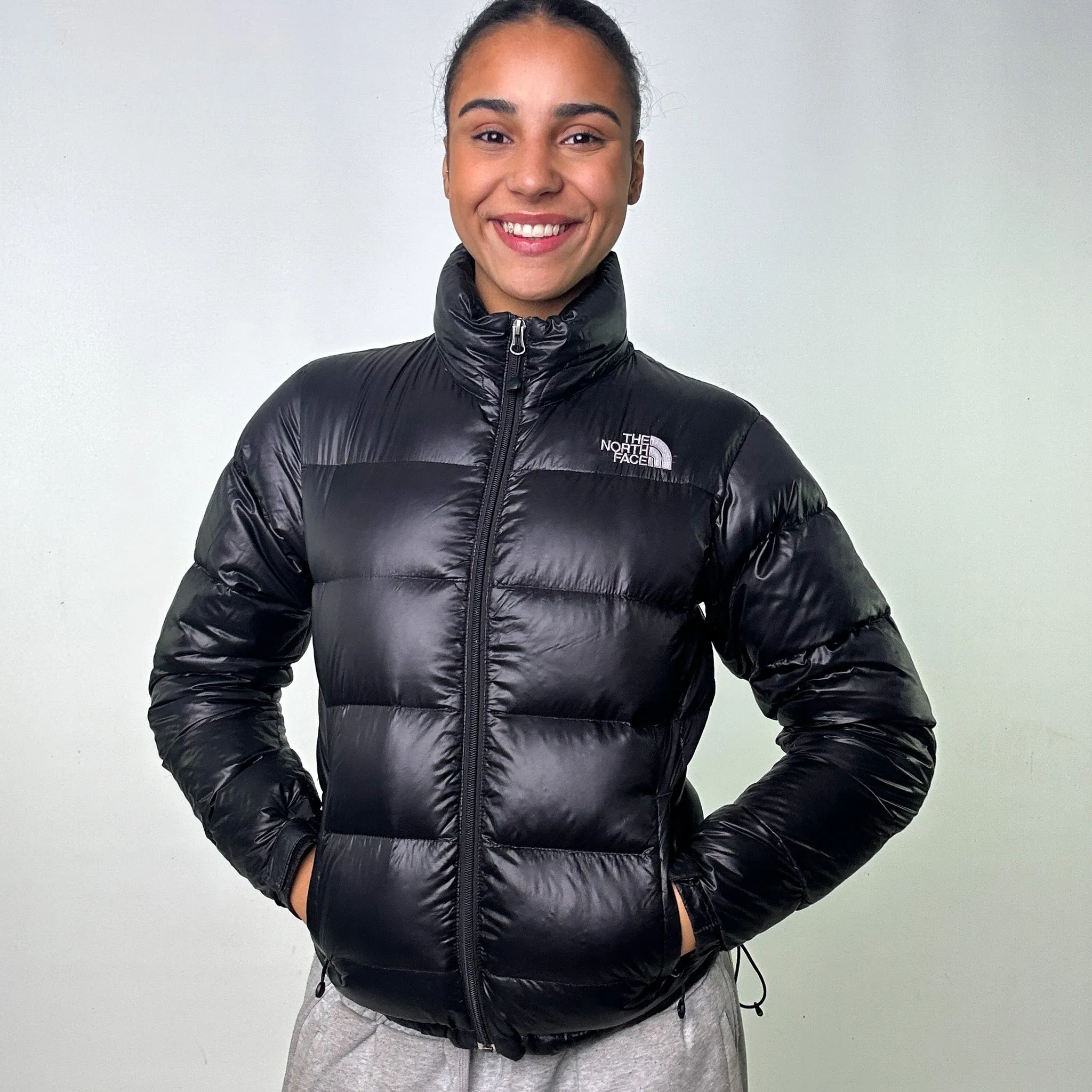 BLACK 90S THE NORTH FACE 700 SERIES PUFFER JACKET COAT (