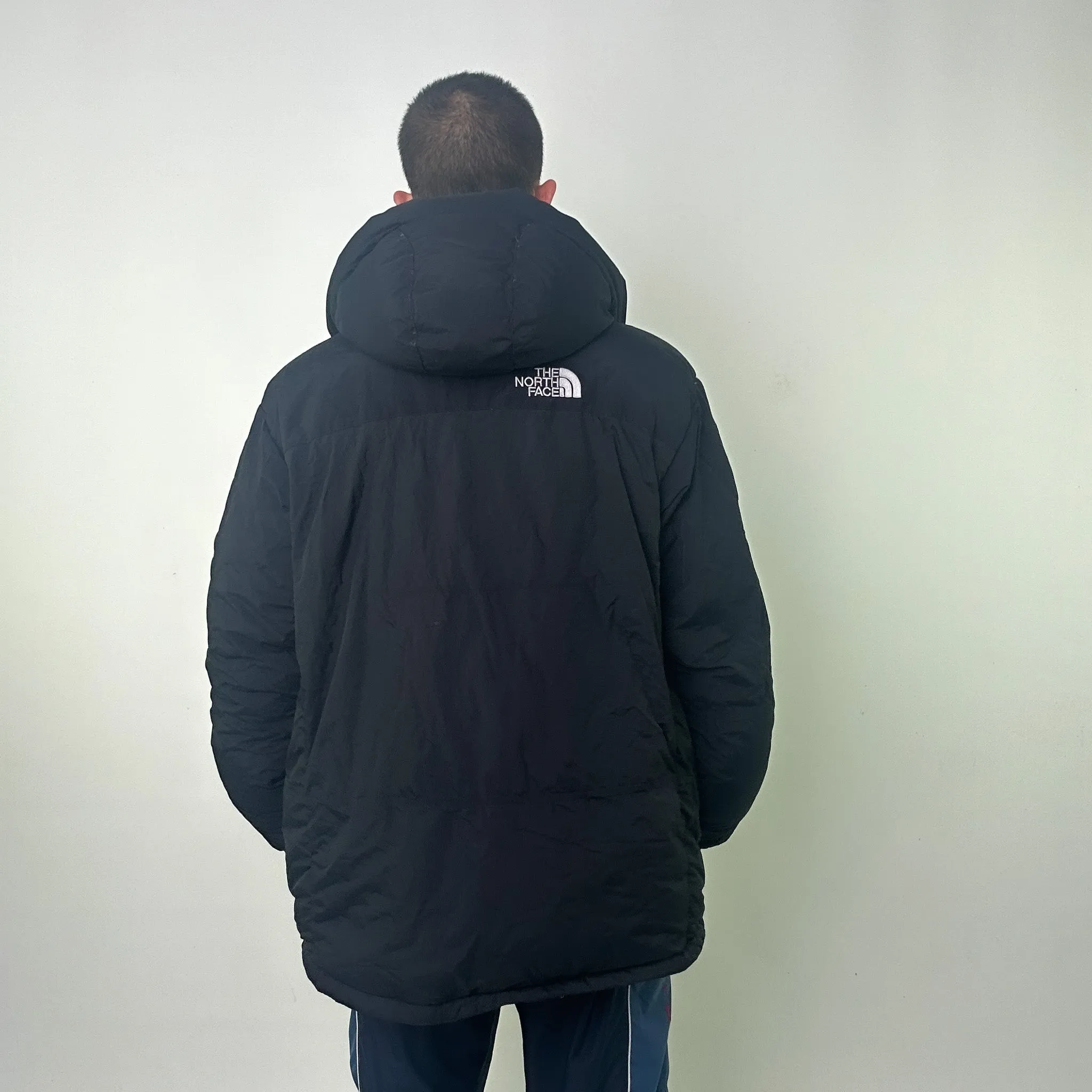 Black 90s The North Face 700 Summit Series Himalayan Puffer Jacket Coat (XL)