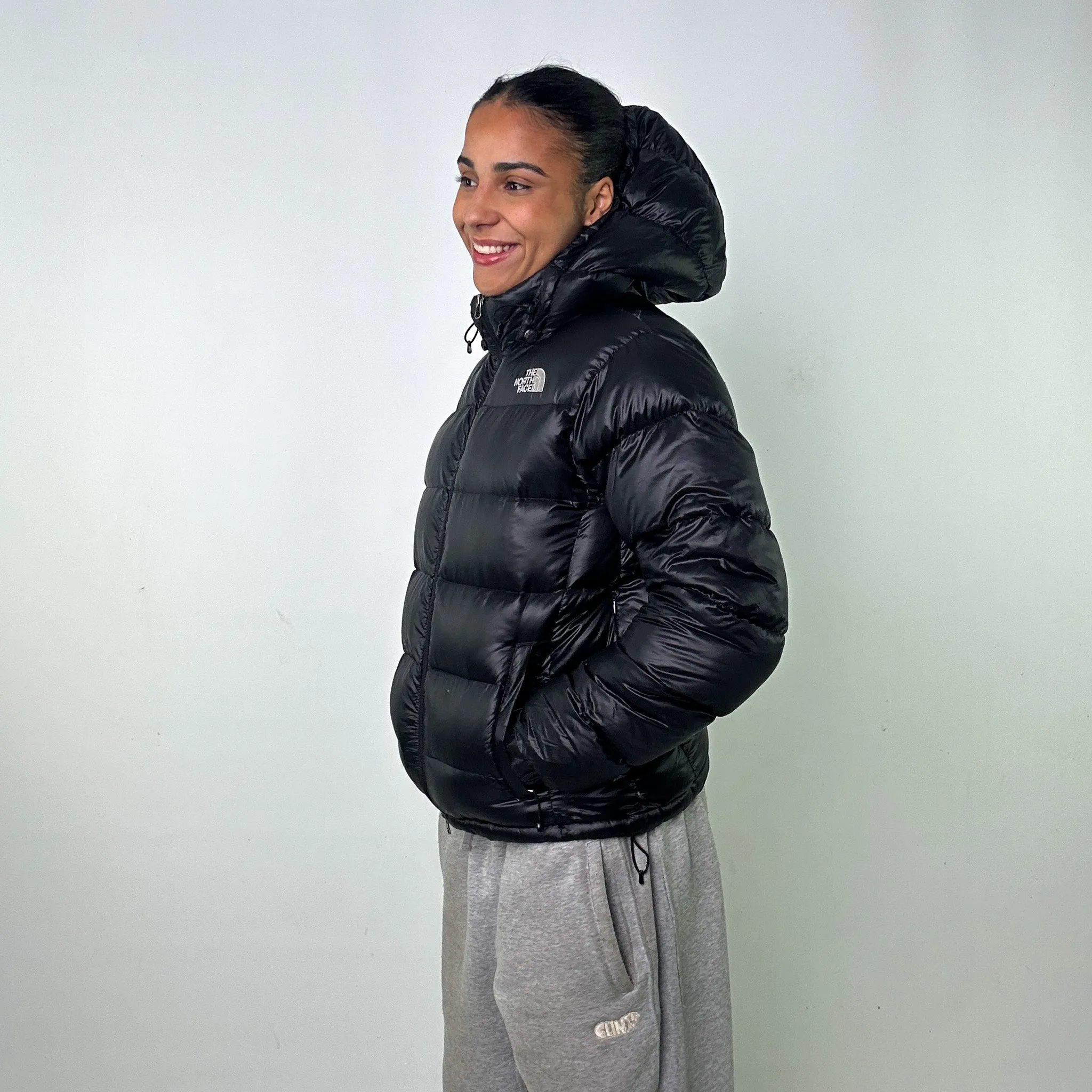 Black 90s The North Face 800 Series Puffer Jacket Coat (L)