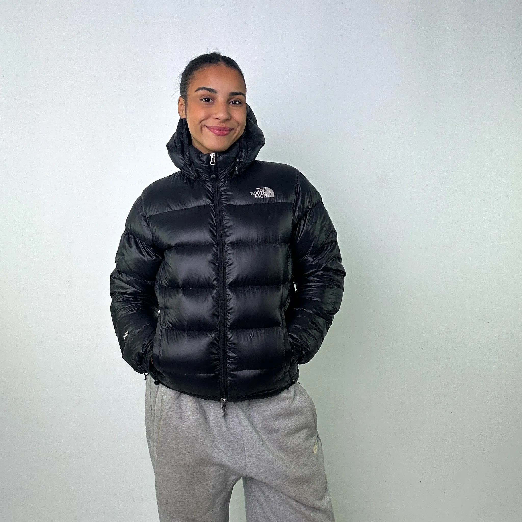 Black 90s The North Face 800 Series Puffer Jacket Coat (L)