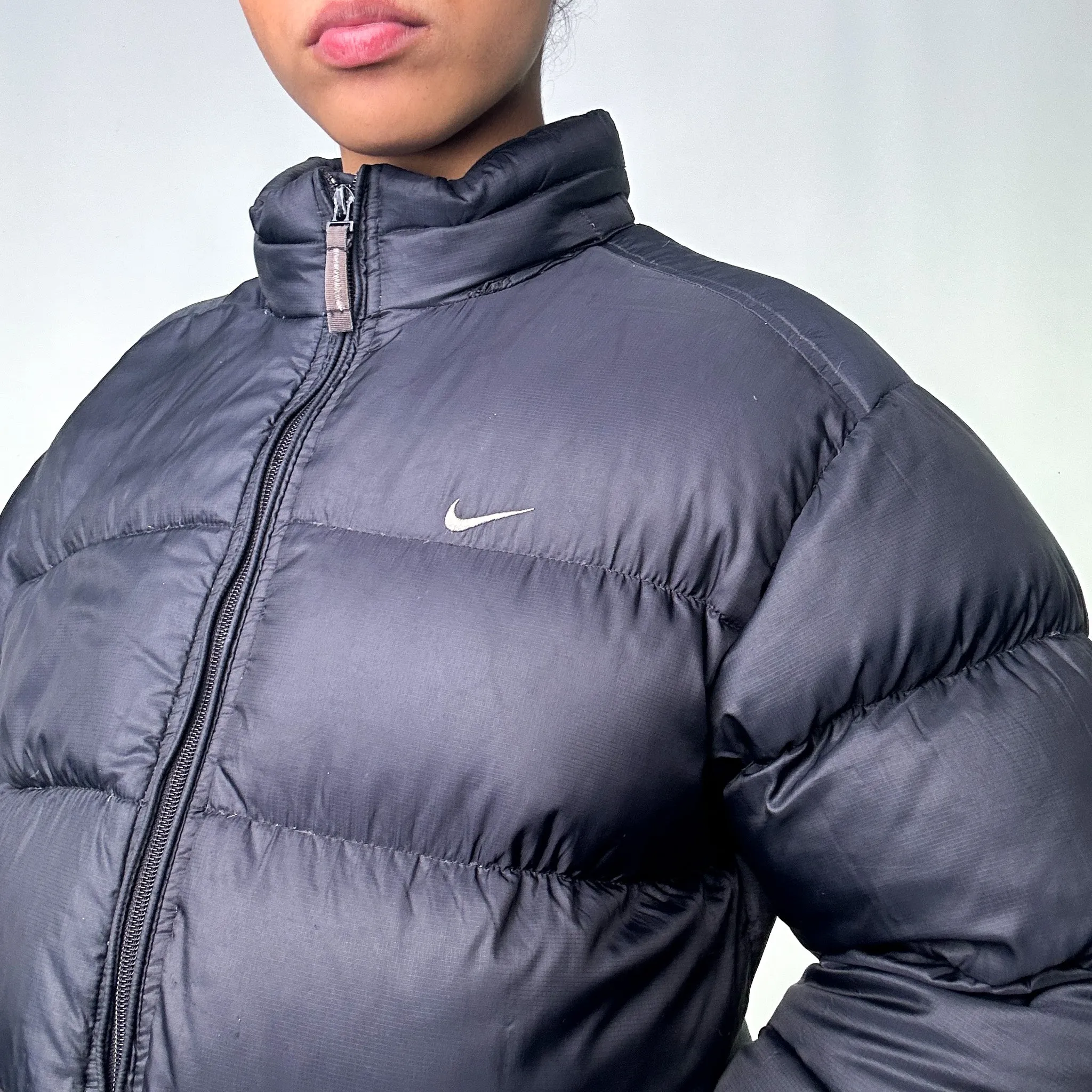 Black y2ks NIKE Puffer Jacket Coat (L)