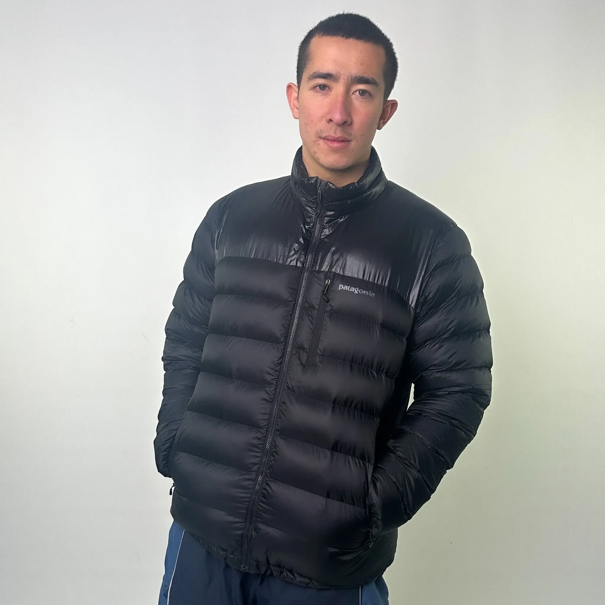 Black y2ks Patagonia Puffer Jacket Coat (L)