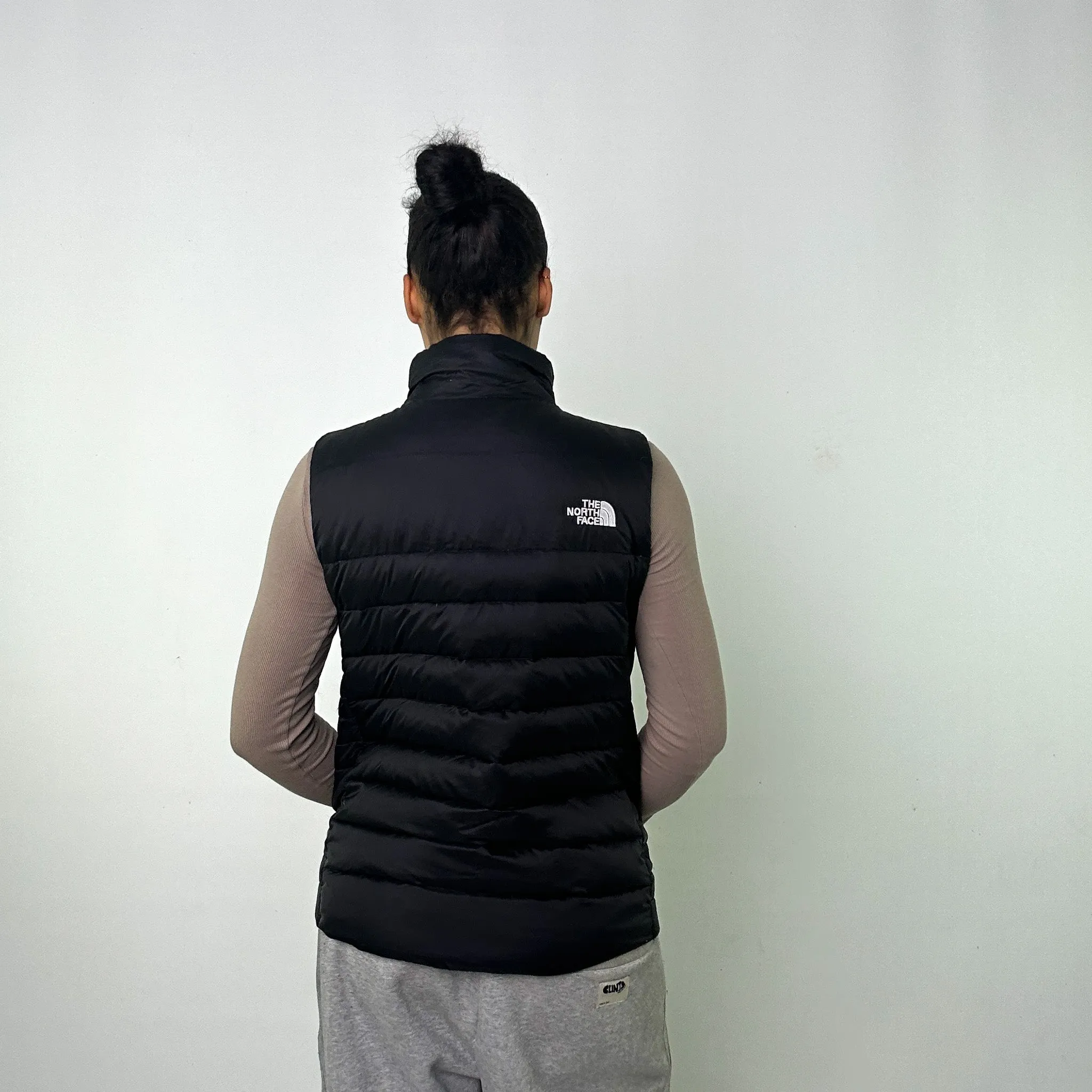 Black y2ks The North Face 550 Series Puffer Jacket Coat Gilet (L)