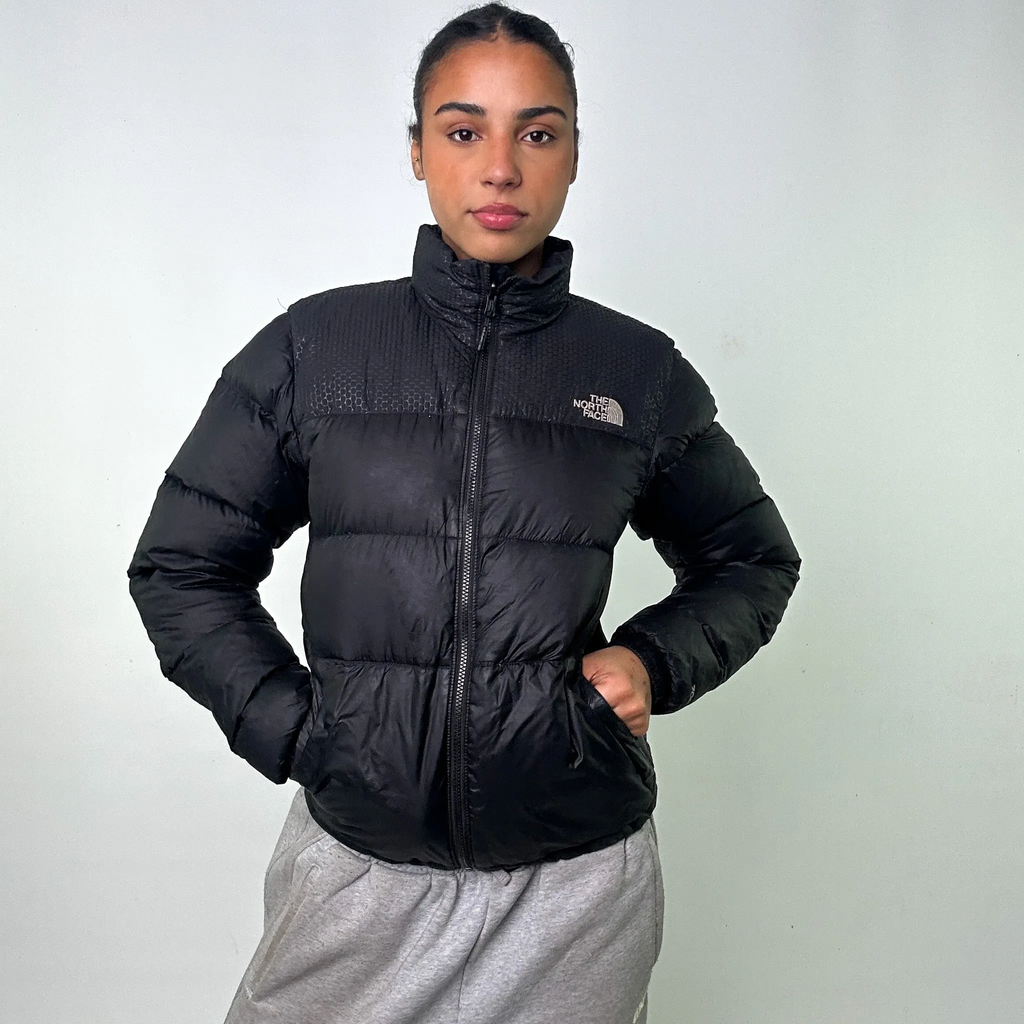 Black y2ks The North Face 700 Series Puffer Jacket Coat (S)